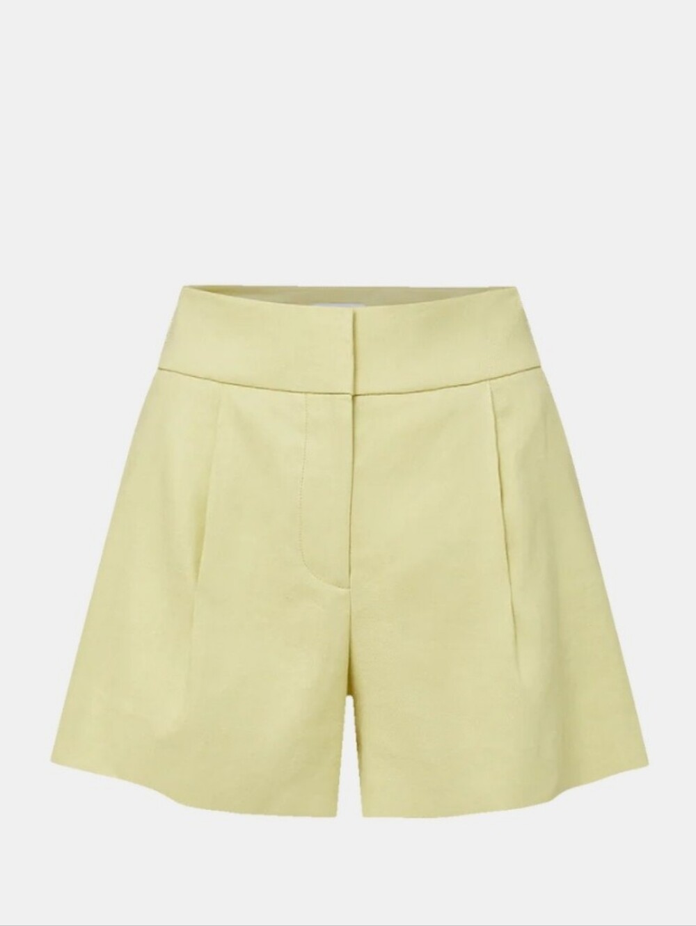NWT Veronica Beard Haina Pleated High Waisted A Line Shorts Pistachio Green 12